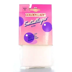 GOLDEN LADY COLLANT FILANCA SALTALLEGRO 40 DEN BIANCO TAGLIA 0/2