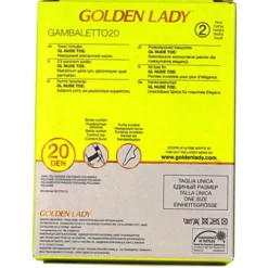 GOLDEN LADY GAMBALETTO 20 DEN VISONE TAGLIA UNICA