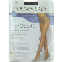 GOLDEN LADY REPOSE 40 36G NERO TAGLIA 4