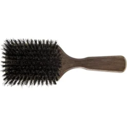 GUENZANI SPAZZOLA CAPELLI PIATTA GIGANTE IN LEGNO DI FAGGIO TINTO NOCE SETOLE RINFORZATE
