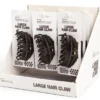 IDC INSTITUTE 100 BIODEGRADABILE NATURAL FIBERS PINZA LARGE CLAW COFFEE