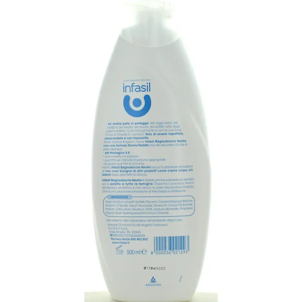 INFASIL BAGNOSCHIUMA DOCCIA NEUTRO DELICATO PH 5,5500 ML