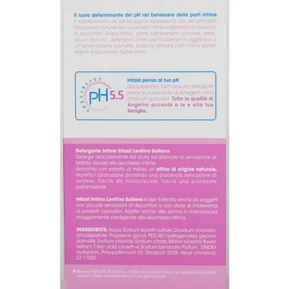 INFASIL DETERGENTE INTIMO LENITIVO 200 ML.
