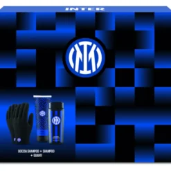 INTER COFANETTO SHAMPOO 200 ML + DOCCIASHAMPOO 250 ML + GUANTI SPORTIVI