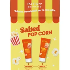 INTRA CONFEZIONE SALTED POPCORN BAGNODOCCIA 200 ML + CREMA CORPO 200 ML
