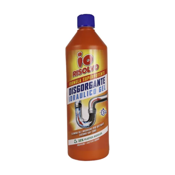 IO RISOLVO DISGORGANTE IDRAULICO GEL CON CANDEGGINA 1 LT