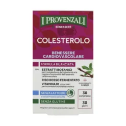 I PROVENZALI COLESTEROLO BENESSERE CARDIOVASCOLARE 30 COMPRESSE SENZA LATTOSIO SENZA GLUTINE INTEGRATORE ALIMENTARE
