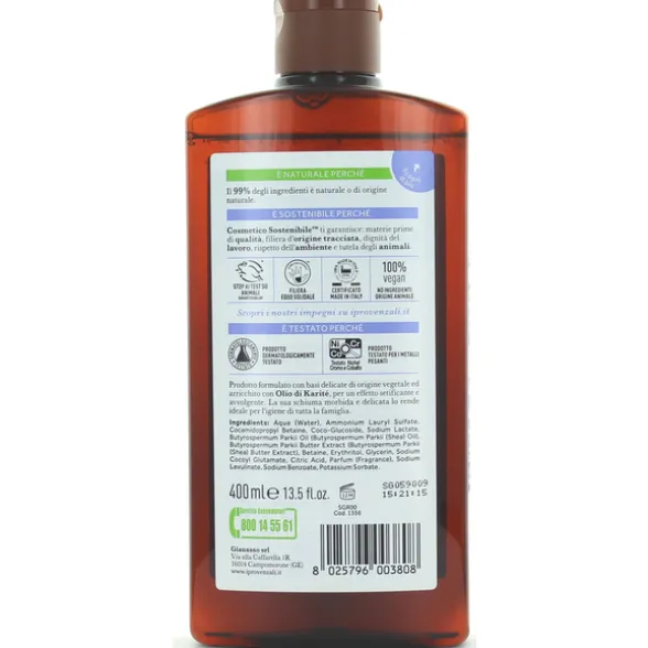 I PROVENZALI KASRITE' BAGNOSCHIUMA ERBORISTICO CON PURO OLIO NUTRIENTE pH5,5 400 ML