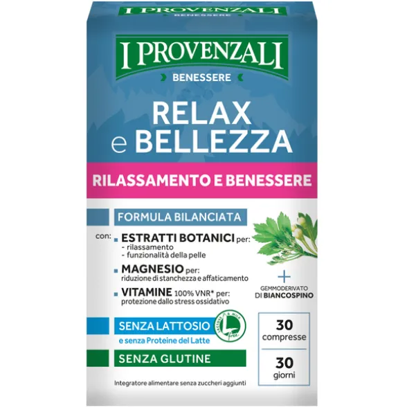 I PROVENZALI RELAX E BELLEZZA 30 COMPRESSE INTEGRATORE ALIMENTARE