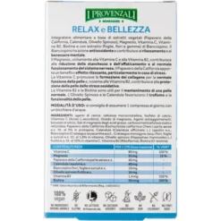 I PROVENZALI RELAX E BELLEZZA 30 COMPRESSE INTEGRATORE ALIMENTARE