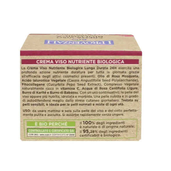 I PROVENZALI ROSA MOSQUETA BIO CREMA VISO 24H NUTRIENTE PELLI NORMALI - MISTE 50 ML