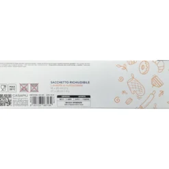 IRGE CASA BUSTA ALIMENTARE RICHIUDIBILE CON ZIP 12 PEZZI 18x20 + 12 PEZZI 27x28
