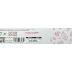 IRGE CASA BUSTA ALIMENTARE RICHIUDIBILE CON ZIP 15 PEZZI 25x20 2 LITRI