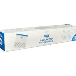 IRGE CASA BUSTA ALIMENTARE RICHIUDIBILE CON ZIP 15 PEZZI 27x28 4 LITRI