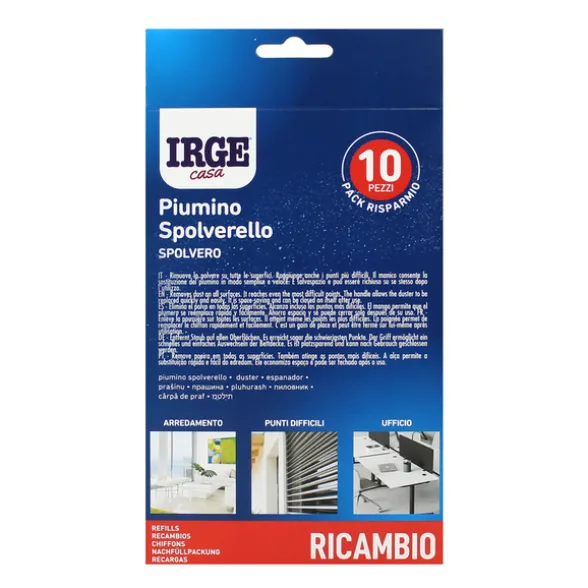 IRGE CASA PIUMINO SPOLVERELLO RICARICA 10 PEZZI