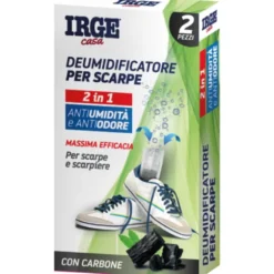 IRGE DEUMIDIFICATORE 2in1 ANTIUMIDITA' E ANTIODORE PER SCARPE 2 PEZZI