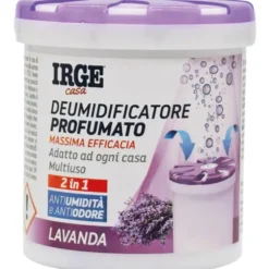 IRGE DEUMIDIFICATORE 2in1 ANTIUMIDITA' E ANTIODORE LAVANDA 70 GRAMMI