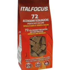 ITALFOCUS SACCO 72 ACCENSIONI ECOLOGICHE PER CAMINI STUFE E BBQ