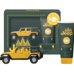JEEP KIDS COFANETTO SHOWER GEL 200 ML + MODELLINO JEEP 1:32 UFFICIALE BURAGO