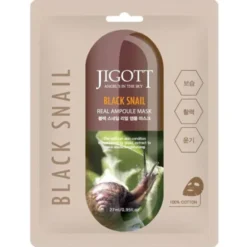JIGOTT BLACK SNAILL MASCHERA VISO 100% COTONE