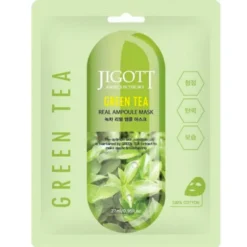 JIGOTT GREEN TEA MASCHERA VISO 100% COTONE