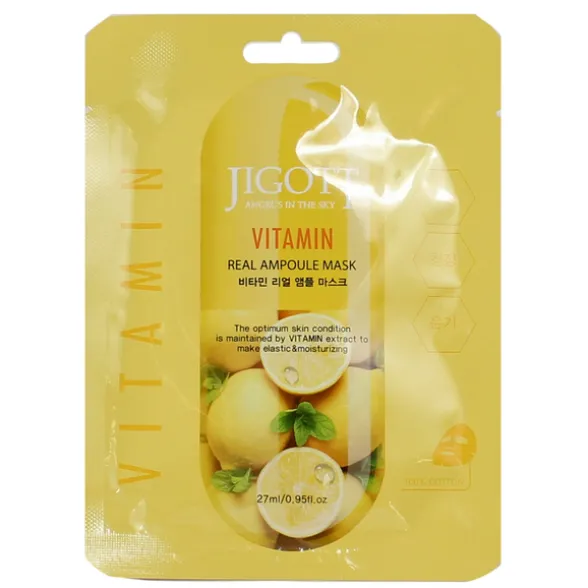 JIGOTT VITAMIN MASCHERA VISO 100% COTONE