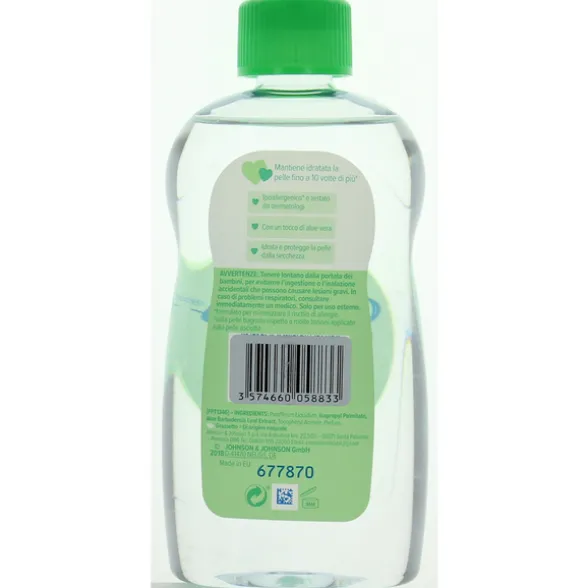 JOHNSON'S BABY OLIO ALOE VERA 300 ML