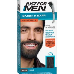 JUST FOR MEN COLORANTE BARBA & BAFFI SENZA AMMONIACA M-55 NERO