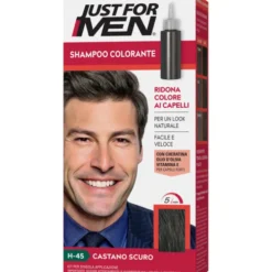 JUST FOR MEN SHAMPOO COLORANTE UOMO H-45 CASTANO SCURO