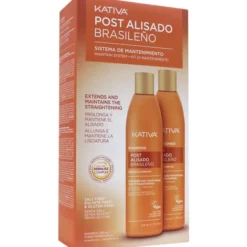 KATIVA POST ALISADO BRASILENO SISTEMA DI MANTENIMENTO SHAMPOO 225 MLe CONDITIONER 225 ML