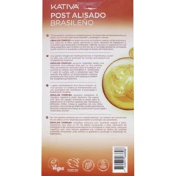 KATIVA POST ALISADO BRASILENO SISTEMA DI MANTENIMENTO SHAMPOO 225 MLe CONDITIONER 225 ML