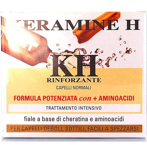 KERAMINE H TRATTAMENTO CAPELLI DEBOLI - TUTTI I TIPI DI CAPELLI 10 PZ