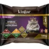 KINGAR CAT FILETTI IN SALSA MANZO E POLLO CON VERDURE 4 BUSTE DA 85 GRAMMI