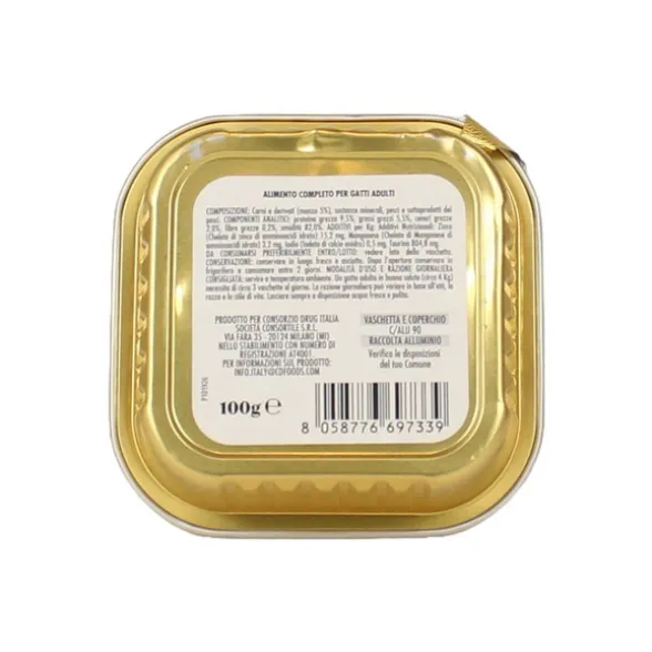 KINGAR CAT PATE' MANZO VASCHETTA 100 GRAMMI