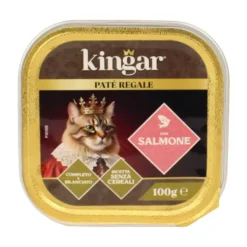 KINGAR CAT PATE' SALMONE VASCHETTA 100 GRAMMI