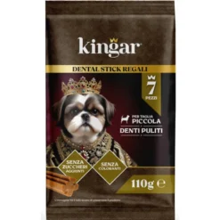 KINGAR DOG CANI TAGLIA PICCOLA SNACK DENTASTIX 110 GR. 7 PEZZI