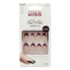 KISS ACRYLIC FRENCH COLOR 28 NAILS ULTRA FLESSIBILI