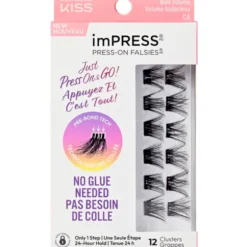 KISS imPRESS BOLD VOLUME 12 CIUFFI CIGLIA FINTE