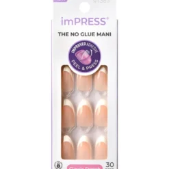 KISS imPRESS CLASSIC FRENCHE EVERLASTING 30 NAILS ADHESIVE