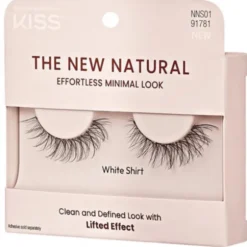 KISS THE NEW NATURA WHITE SHIRT CIGLIA FINTE