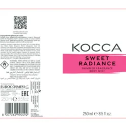 KOCCA BODY MIST SWEET RADIANCE GLITTER 250 ML