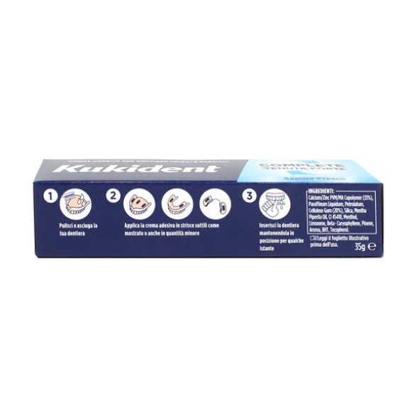 KUKIDENT COMPLETE PLUS ORIGINAL CREMA ADESIVA PER DENTIERE TUBO 35 grammi