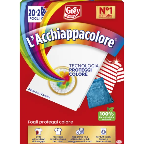 L'ACCHIAPPACOLORE PROTEGGI COLORE 20+2 FOGLI