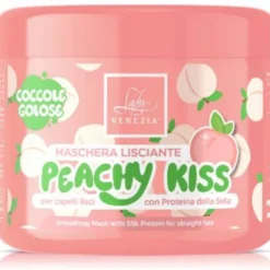 LADY VENEZIA MASCHERA CAPELLI PEACHY KISS LISCIANTE PER CAPELLI LISCI CON PROTEINE DELLA SETA 500 ML