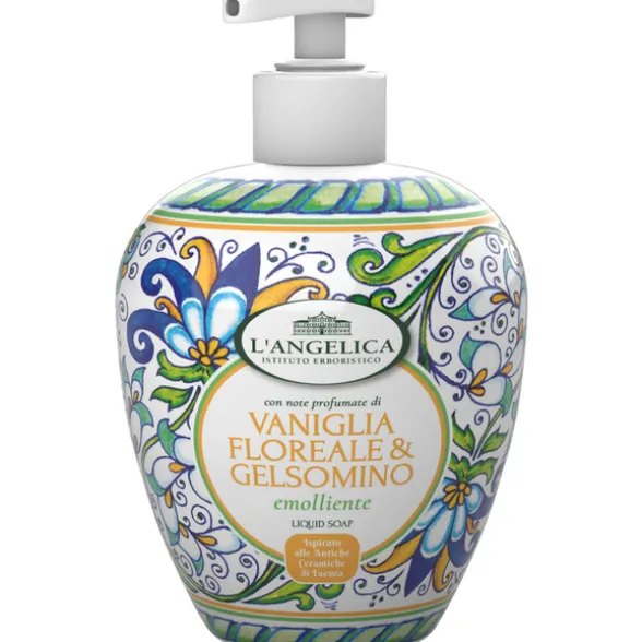 L'ANGELICA SAPONE LIQUIDO MANI EMOLLIENTE VANIGLIA FLOREALE & GELSOMINO 500 ML