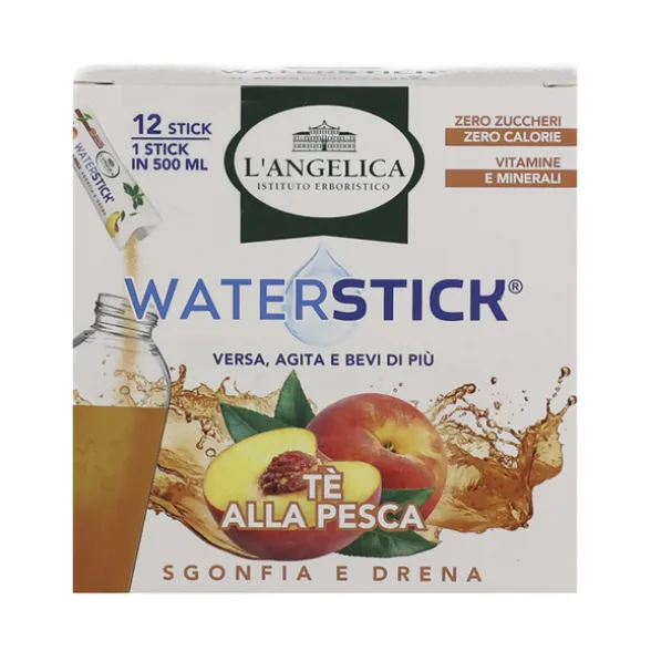 L'ANGELICA WATERSTICK SGONFIA e DRENA TE' ALLA PESCA CON VITAMINE e MINERALI 12STICK