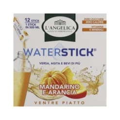 L'ANGELICA WATERSTICK VENTRE PIATTO MANDARINO e ARANCIA CON VITAMINE e MINERALI 12 STICK