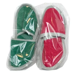 LA PIACENTINA CIABATTE STOFFA "MOQUETTE" MISURA 38/39 - COLORI ASSORTITI - 1 PAIO