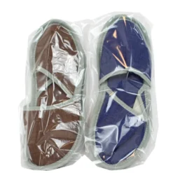 LA PIACENTINA CIABATTE STOFFA "MOQUETTE" MISURA 44/45 - COLORI ASSORTITI - 1 PAIO