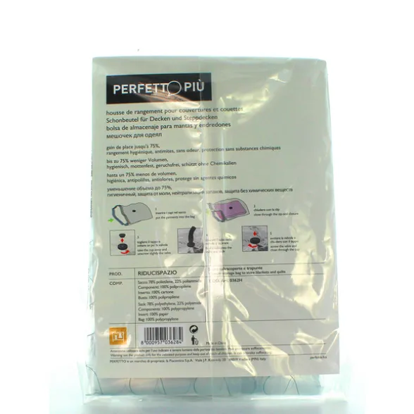 LA PIACENTINA SACCO CUSTODIA "RIDUCISPAZIO" CM. 90X40XH601 PZ LINEA PIU SALVA SPAZIO